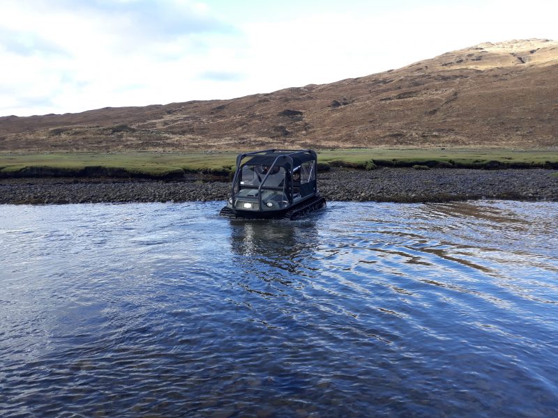 Generator Power's specialist vehicles in the Isle of Skye